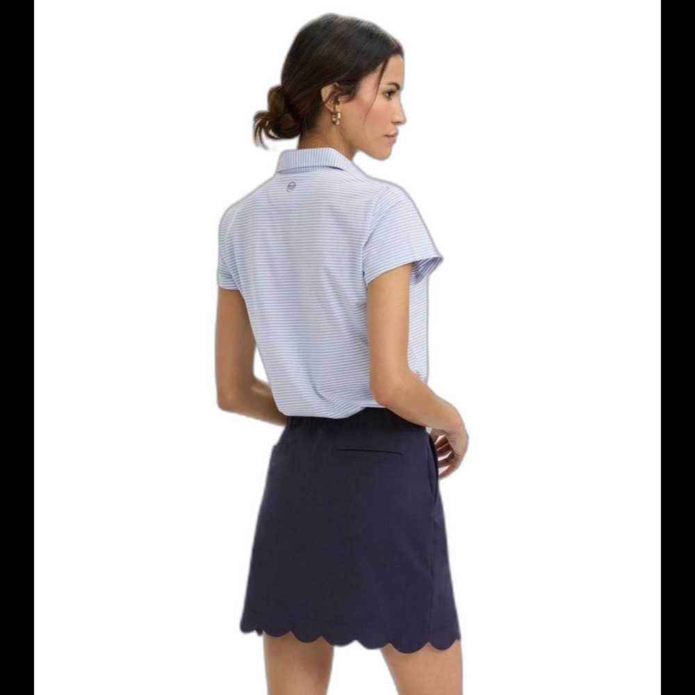 Renwick (RNWK) Scallop Hem Skort Women’s Size L Color Sky Blue Athletic Wear